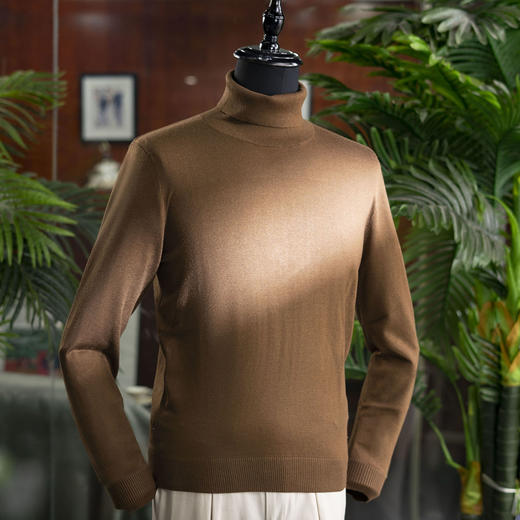 24新款秋冬男士山羊绒/羊毛/桑蚕丝混纺 针织毛衣 多款多色可选 商品图5