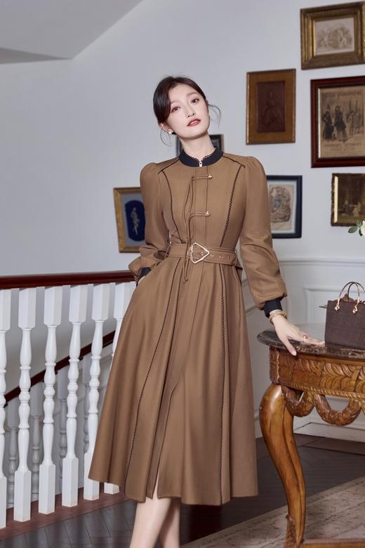 Le Malene 宫廷风撞色收腰连衣裙 19082 商品图3