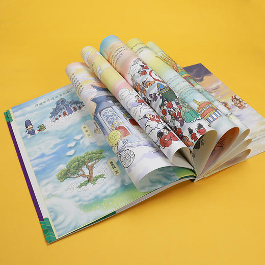 【图书】《神仙妖怪带你逛西游+游封神系列》（全6册）| 全新神话世界观的建立，构建一个漫画式的四维神话世界，让孩子身临其境地跟着小妖怪畅游古典神话小说，6岁+ 商品图4
