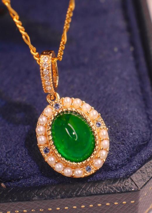 祖母绿素面吊坠 1.8ct 商品图2