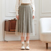 Famecoco范可儿松紧腰半身纱裙秋冬中长款FAB8HA023 商品缩略图3