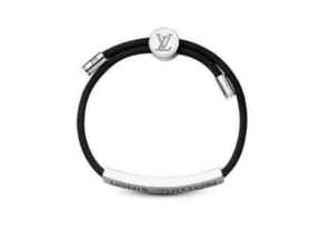 LOUIS VUITTON LV Space可调节 手链 男款 黑色