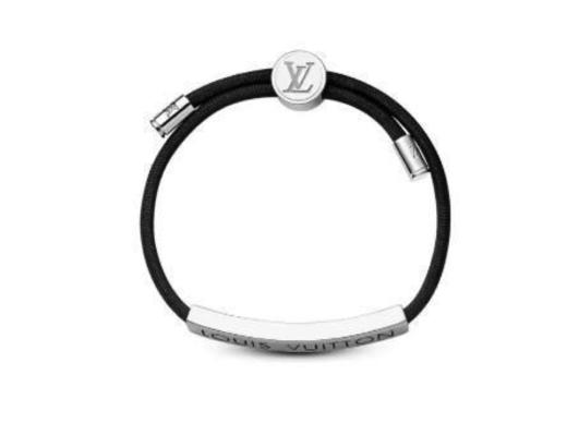 LOUIS VUITTON LV Space可调节 手链 男款 黑色 商品图0