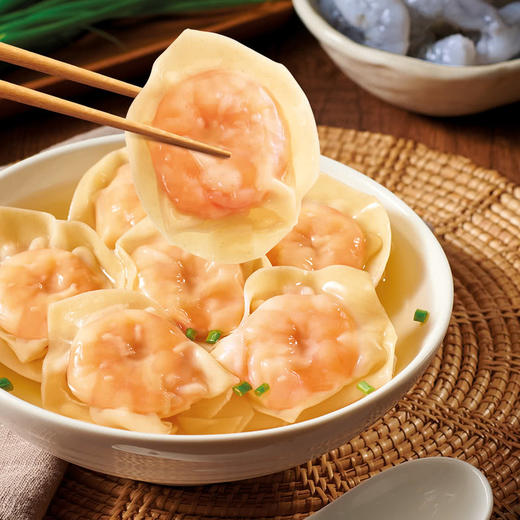 MM 山姆 CP 泰国进口 虾肉馄饨（速冻面米制品）750g（虾肉馄饨720g+调味粉（包）5g*6） 商品图2