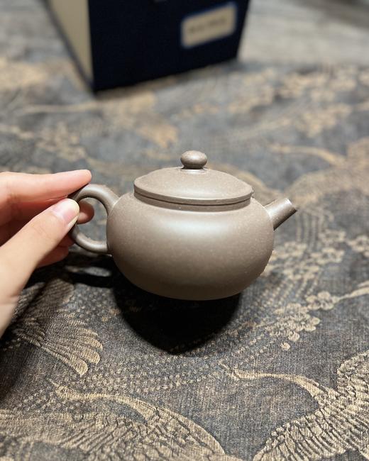 原矿青灰泥巨轮水平壶 商品图0