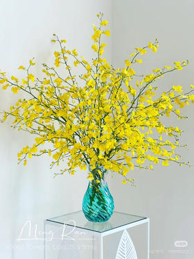 国产花材-【柠檬黄跳舞兰】