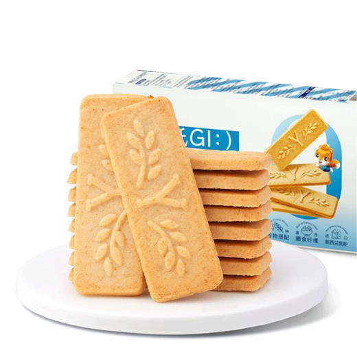 三只松鼠0糖燕麦牛奶饼干180g 商品图0