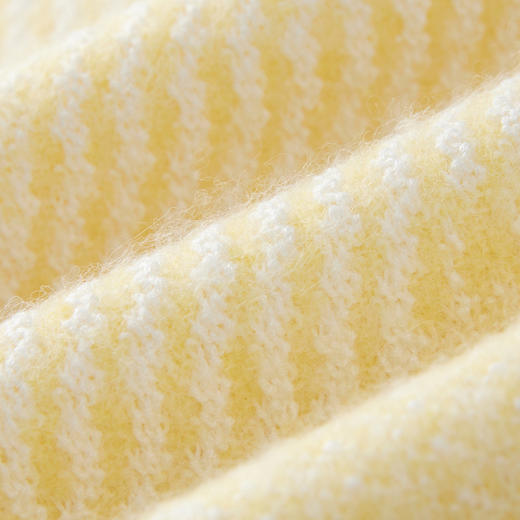 谜底套头针织衫女2024冬季新品极简风宽松圆领百搭毛衣244MZ1868 商品图3