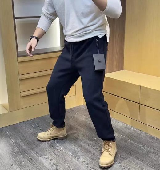 巴塔同款双面加绒户外机能加绒拉链口袋卫裤 商品图1