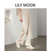 LILYMOON秋冬直筒丝绒阔腿裤高级感进口丝绒光泽宽松显瘦休闲裤 商品缩略图0