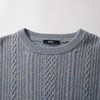 棉仓357826014-微宽松纯羊绒绞花圆领毛衣 商品缩略图4