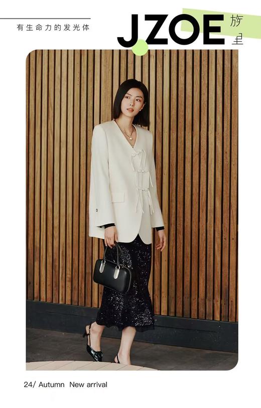 族里J.ZOE女装 时尚中式西装外套9E33W7457 商品图0