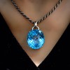天空蓝 托帕石项坠 商品缩略图1