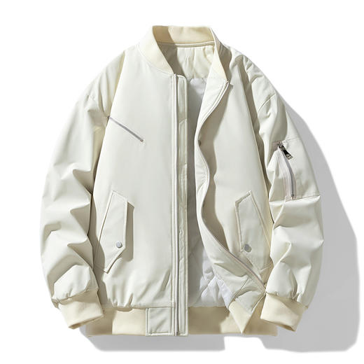 【新款DXC】大依优型大码棒球领棉服保暖棉衣加厚加肥加大上衣男士外套胖子潮款 商品图3