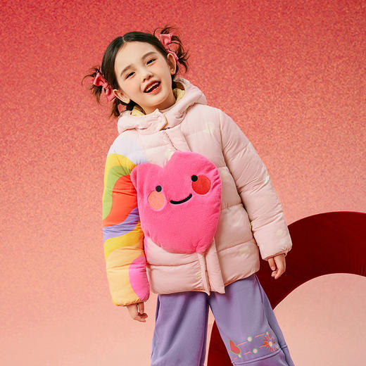 年衣蛇么都旺2025年儿童羽绒服宝宝冬新款男女童短款国风造型款外套加厚保暖 商品图4