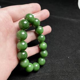 和田玉精品碧玉单圈