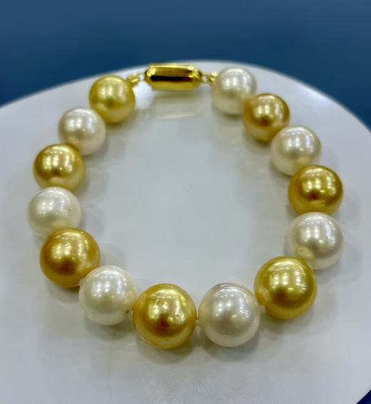 南洋白碟混彩手链  10-11m 商品图2