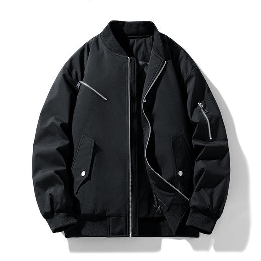 【新款DXC】大依优型大码棒球领棉服保暖棉衣加厚加肥加大上衣男士外套胖子潮款 商品图1