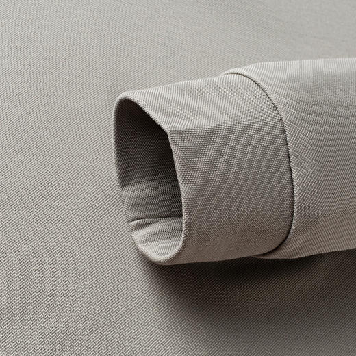 【羊毛蚕丝混纺 磨毛保暖】罗蒙秋冬男装长袖POLO衫双面磨毛撞色领翻领长袖t恤 商品图14