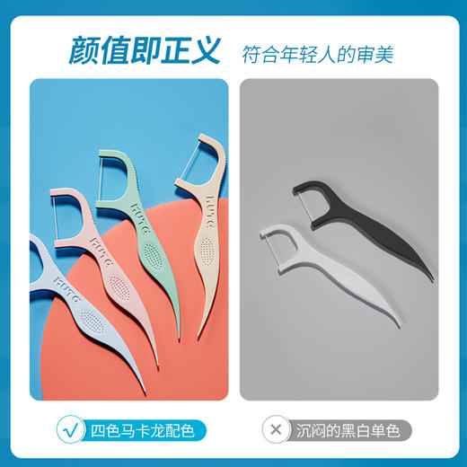 积分兑换【KUTA儿童&成人牙线合集】棒清洁牙缝防蛀超细高分子小头设计宝宝成人牙线 商品图9