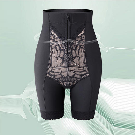 立体提臀 加压收腹 2024院线塑身裤 美体产后束腰 提臀收胃打底防卷边高腰拉链收腹裤女 商品图3