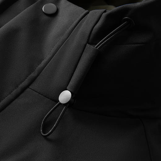 【特大码】【新款DX】大依优型大码连帽黑金羽绒服90白鸭绒保暖加厚加肥加大上衣男士外套胖子 商品图3