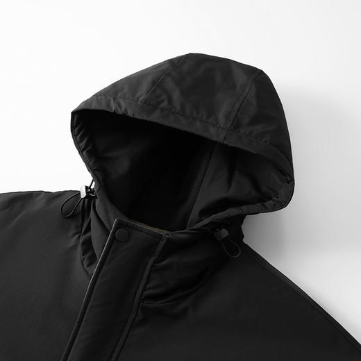 【新款DX】大依优型大码连帽棉服棉衣保暖加厚加肥加大上衣男士外套胖子 商品图9