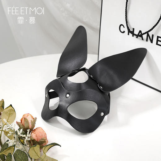 【情趣配饰】霏慕 兔耳面具7626 商品图1