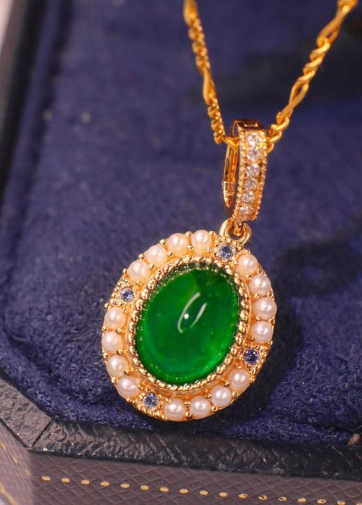 祖母绿素面吊坠 1.8ct 商品图3