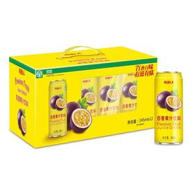 和平产品 聪明人百香果汁饮料 245ml*12支