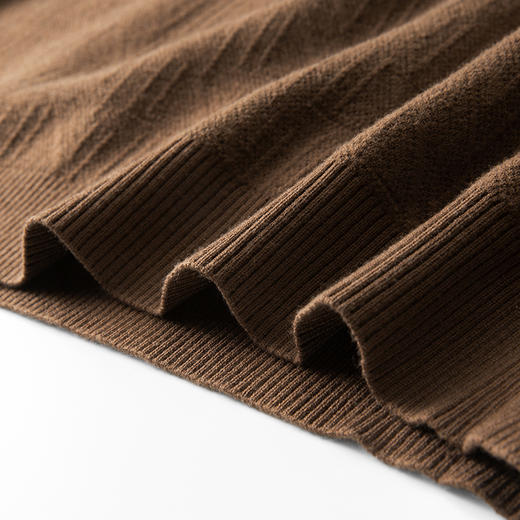 【羊毛】【加绒】【新款DX】大依优型大码男装加绒加厚羊毛衫毛衣针织套头圆领打底衫加肥加大男士 商品图6