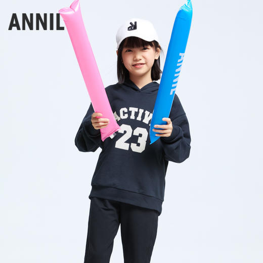 男女童带帽长袖卫衣秋季新款安奈儿童装EM431501 商品图1