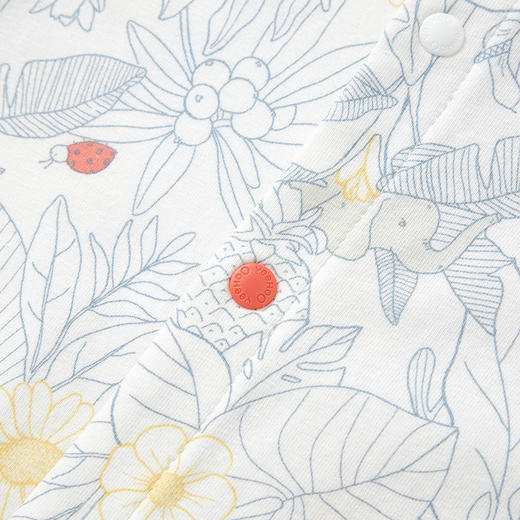 英氏婴儿衣服宝宝秋装连体衣新生婴幼儿哈衣初生春秋纯棉和尚爬服 商品图3