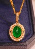 祖母绿素面吊坠 1.8ct 商品缩略图0
