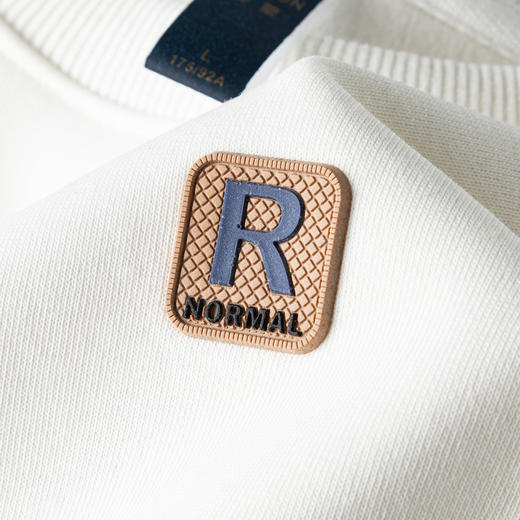 【加绒加厚】罗蒙秋冬男装卫衣抗菌含桑蚕丝加绒加厚保暖卫衣男打底T恤 商品图6