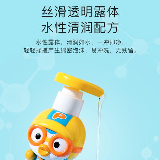 啵乐乐儿童三合一洗护沐浴露香蕉香400g/117993 植物萃取滋润保湿 商品图1