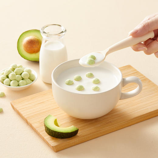 【零食】【婴标】婴幼儿DHA牛乳溶豆（浓醇奶香/牛油果羽衣甘蓝/蓝莓紫胡萝卜），送婴幼儿辅食食谱 商品图3