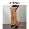LILYMOON秋冬直筒丝绒阔腿裤高级感进口丝绒光泽宽松显瘦休闲裤 商品缩略图1
