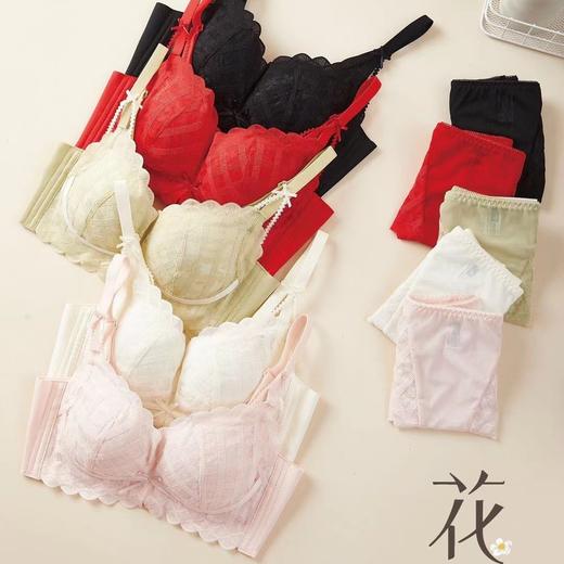 小红书推荐蕾丝内衣女学生专用上托小胸聚拢防下垂舒适无钢圈性感蕾丝收副乳文胸罩 商品图1