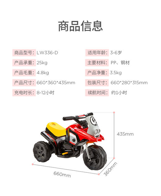 小龙哈彼电动车 商品图4