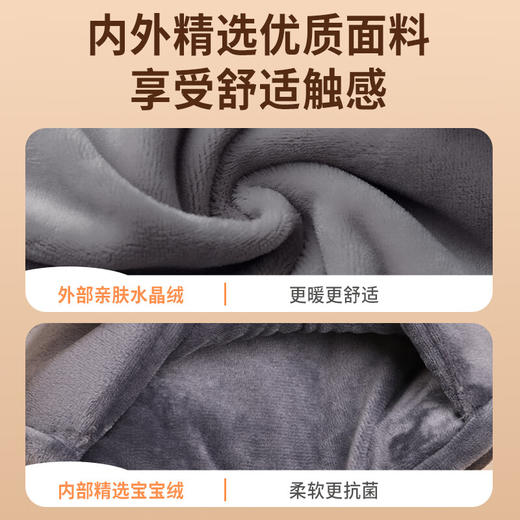 康佳  电热暖手袋/暖手宝 KH2418 37cm可拆套袋加长款-灰色 商品图2