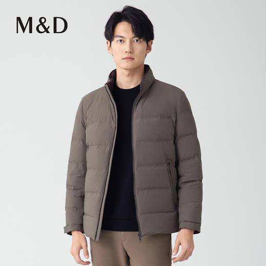 【名盾】立领休闲羽绒服，温暖轻便，压胶锁绒不钻绒M0DL25679B 商品图2