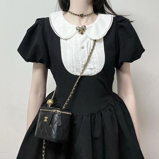 香奈儿纯手工穿皮蝴蝶结吊圆形胸针（XJ） 商品图6