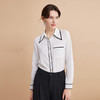 EITIE爱特爱撞色经典利落通勤百搭衬衫秋季新款C2409408 商品缩略图2