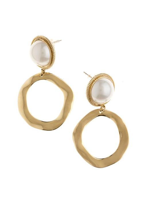 AVA 几何元素复古耳环 3809 商品图3