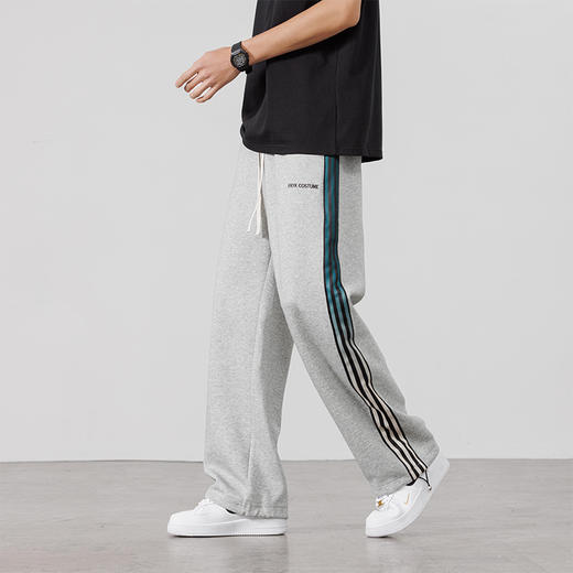 【加绒】【特大码】【新款DH】大依优型大码可调节裤脚休闲裤加肥加大男装弹力舒适胖子肥佬百搭运动裤潮流 商品图6