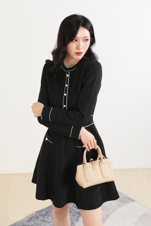 Le Malene 高端圆领针织连衣裙 13932 商品图1