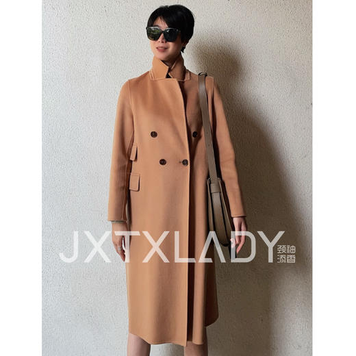 新款 羊绒大衣 20%羊绒 WT1XC5327颈袖添香 商品图0