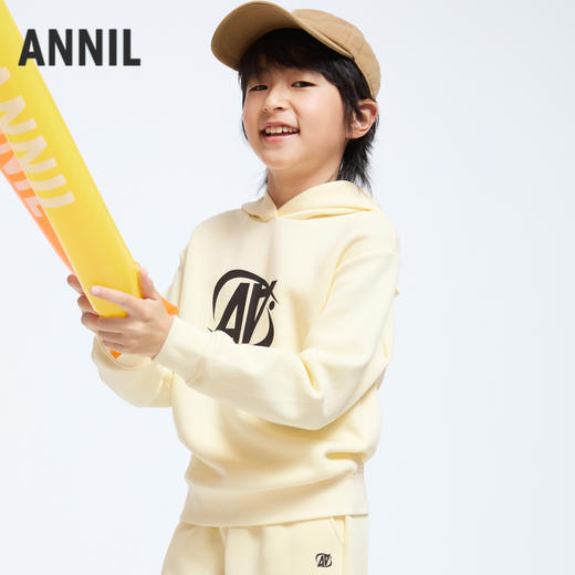 男女童带帽卫衣套装秋季新款安奈儿童装EM431551 商品图2