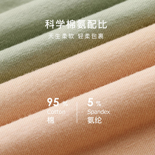 【加大码4条装】高腰轻收腹纯棉裆内裤女棉柔舒适全包臀不勒印花腰头内裤4条装 商品图5